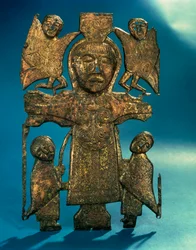 Plaque de la Crucifixion de Saint Jean, fin du VIIe siècle